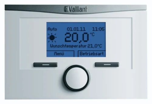 Vaillant calorMATIC VRT 350 thermostat à horloge - 20V - avec programme hebdomadaire + programme sanitaire