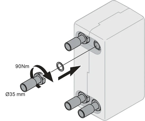 VAILLANT aansluitset voor warmtewisselaar (voor 0020137069)