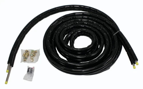 Vaillant auroTHERM cuivre tuyau duo 2-en-1 (longueur rouleau 15m) DN16 - incl 4 raccords et 4 supports fixationss - prix par rouleau avec accessoires