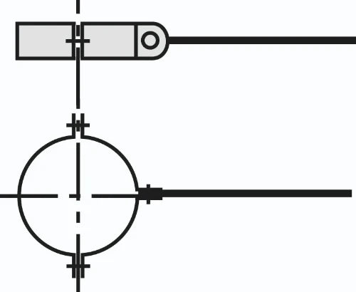 Vaillant RGA collier 80/125 mm - blanc - prix par set de 5 pièces