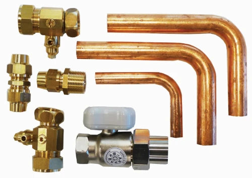Vaillant VU set de raccordement pour chaudières murales gaz séries VU…. - inclusif vanne à gaz