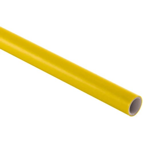 Arcelor Poly-Z Forte tuyau soudé avec manteau en PE 4/4 (longueur 6m) - jaune (S195T Vlgs EN 10255 Type H) - prix par mètre