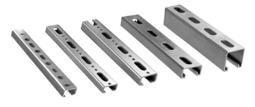 Rofix rail 20 mm X 34 mm X 2,4 mm zingué 2 mètres profil C