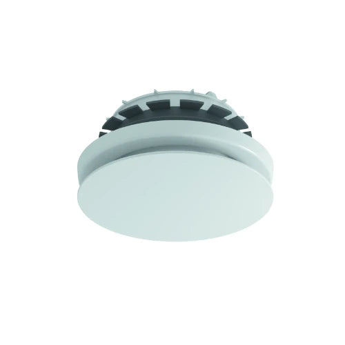 Zehnder ComfoValve Luna E125 bouche d'extraction 125 mm - RAL 9016 blanc signalisation - extraction jusqu'à 90m³/h