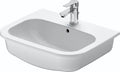 Duravit D-code lavabo encastré 545 x 435 mm - blanc - avec trou de robinet - avec trop-plein