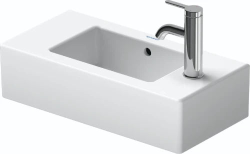 Duravit Vero lave-mains 500 x 250 mm - blanc - avec trou de robinet droite - avec trop-plein