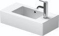 Duravit Vero lave-mains 500 x 250 mm - blanc - avec trou de robinet droite - avec trop-plein