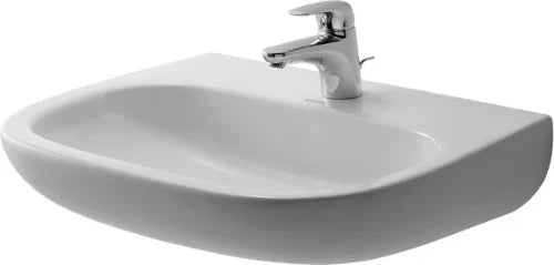 Duravit D-Code Vital Med lavabo 600 x 460 mm - blanc - sans trou de robinet - sans trop-plein