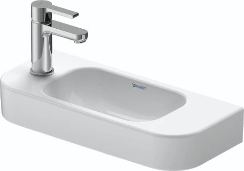 Duravit Happy D.2 lave-mains 500 x 220 mm - blanc - avec trou de robinet droite - sans trop-plein