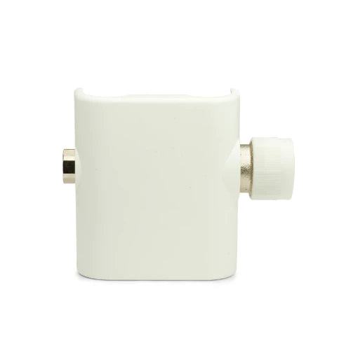 Vasco set de vanne équerre EK3/4 - RAL 9016 blanc signalisation - droit en dessous