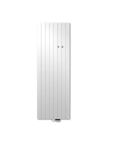 VASCO Zaros V100 dekor rad alu verticaal MM H2000xB0600 2536W S600 Structuur wit