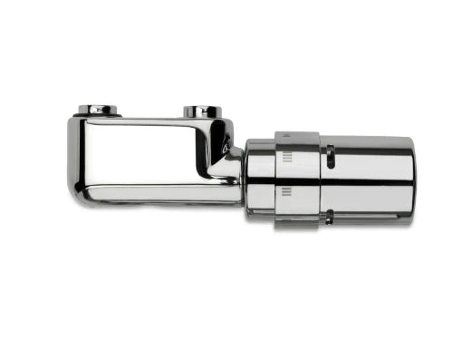 Vasco set de vanne équerre 1/2 - chromé - avec tête thermostatique