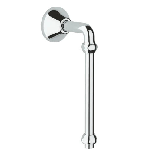 COURBE DE RACCORDEMENT GROHE 1/2 X 3/4 chromé reglable - avec rosace et ecrou a joint americain
