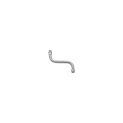 Grohe bec d'écoulement M22 forme-S chromé avec mousseur, orientable, saillie 150 mm