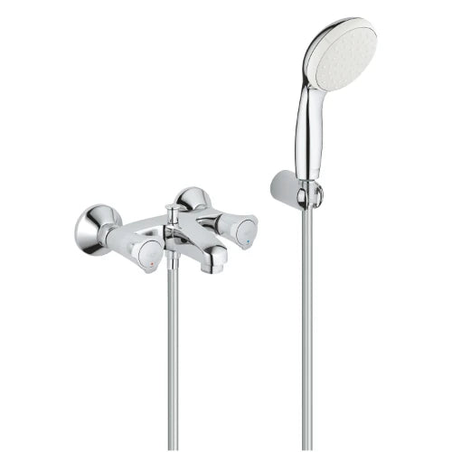 Grohe Costa L mitigeur bain 1/2 - chromé - avec solo garniture de douche