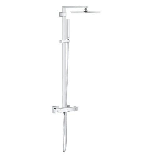 Grohe Euphoria Cube colonne de douche chromé montage mural a/thermostat,douche de tête,douchette