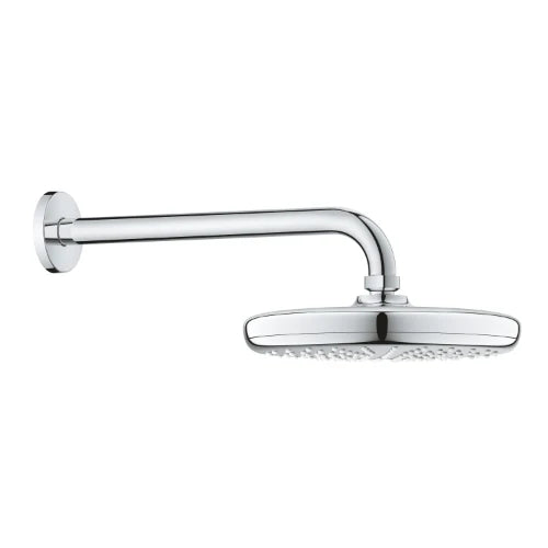 Grohe New Tempesta Classic douche de tête chromé avec bras de douche vertical 286 mm-9,5 l/min