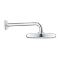 Grohe New Tempesta Classic douche de tête chromé avec bras de douche vertical 286 mm-9,5 l/min