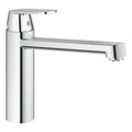 Grohe Eurosmart Cosmopolitan mitigeur cuisine- chromé bec semi-haut - pour boiler écoulement libre