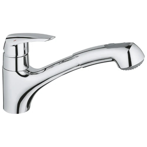 Grohe Eurodisc New mitigeur cuisine - chromé - douchette extractible