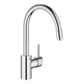 Grohe Concetto new mitigeur cuisine - chromé - avec bec d'écoulement haut- mousseur extractible