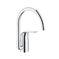 Grohe Eurosmart Care mitigeur cuisine chromé avec bec haut pivitable