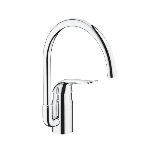 Grohe Eurosmart Care mitigeur cuisine chromé avec bec haut pivitable