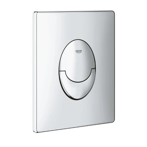 PLAQUE DE COMMANDE GROHE SKATE AIR 15,6 - 19,7 ! chromé double touch pour mécanisme pneumatique avec 2 tuyaux