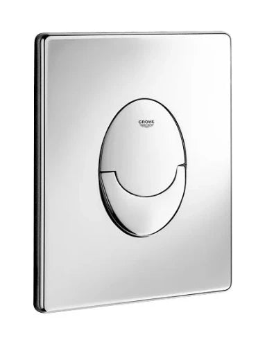 PLAQUE DE COMMANDE GROHE SKATE AIR 15,6 - 19,7 ! chromé double touch pour mécanisme pneumatique avec 2 tuyaux