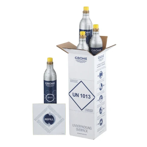 Grohe Blue Accessories Home starterpack (set 4pcs) bouteilles gaz CO2 - prix par set