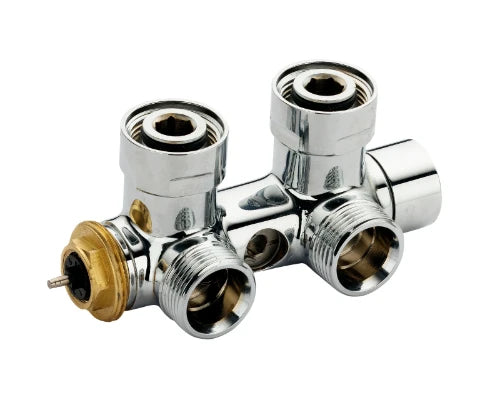 Vasco vanne thermostatique équerre EK3/4 - chromé