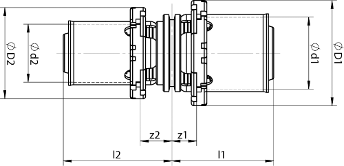Comap Multiskin à sertir manchon réduit FF 20 x 16 mm