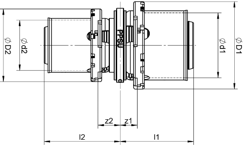 Comap MultiSkin PPSU Manchon FF 32 x 26 mm