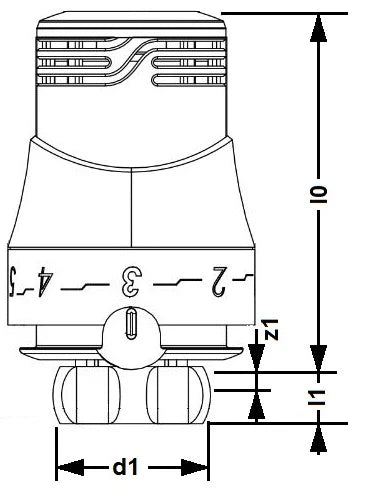 Comap SENSO tête thermostatique à élément liquide avec sonde 2m distance