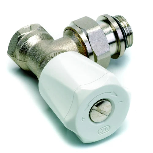 Comap 408U robinet radiateur 1/2 équerre reglage double-nickelé-douille auto-étanche
