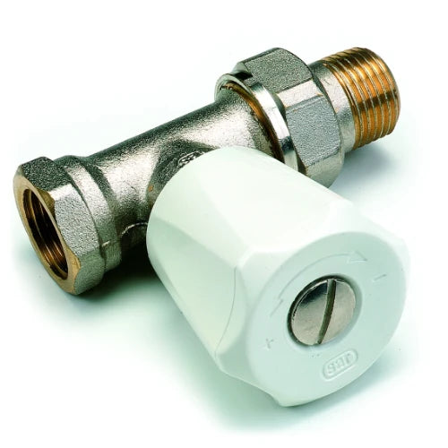 Comap 409U robinet radiateur 1/2 droit reglage double-nickelé-douille auto-étanche