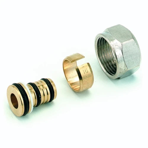 Comap 839 raccord bicône M22 x 16/2 mm - pour multilayer tuyau- nickelé