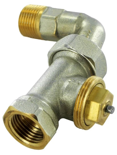 Comap 809CB robinet radiateur 1/2 droit avec courbe-p/robinet thermostatique(vieux 809404)