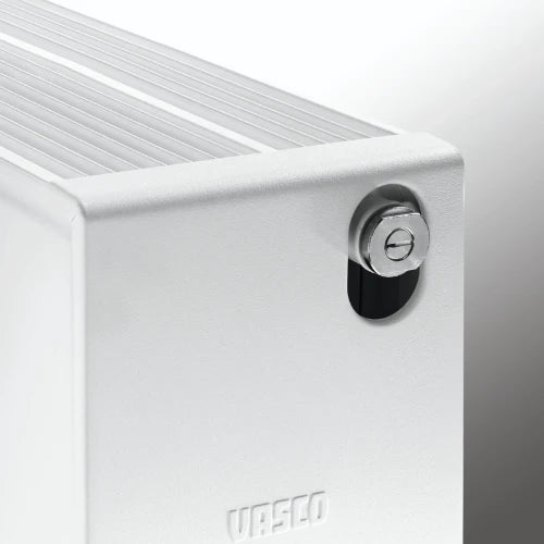 Vasco Flatline radiateur H400xT22xB2200 - 2545 W (EN442/75/65/20) - S600 Blanc Structuré