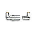 SET DE BONDE VASCO 1/2 chromé equerre gauche-avec tete thermostat