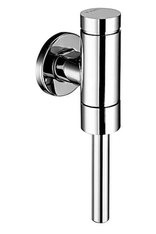 Schell Schellomat Basic robinet d'urinoir 1/2 - agréé Belgaqua - avec robinet d'arrêt - raccord extérieur - chromé