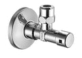 Schell Comfort robinet d'arrêt équerre 1/2 x 10 mm - chromé - joint ASAG - pour clef - avec rosace
