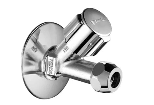 Schell Comfort robinet d'arrêt droit 1/2 x 10 mm - chromé