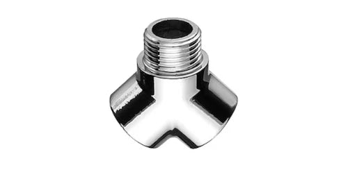 Schell pièce-Y MFF 1/2 x 1/2 x 1/2 - chromé