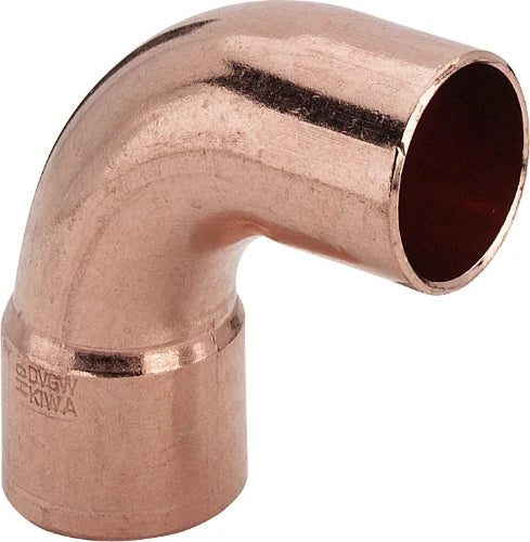 Viega Koper soldeer inschuif bocht 90° MF 22 x 22 mm