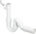 Viega PP siphon tubulaire simple avec WMA 6/4 x 40 mm - blanc