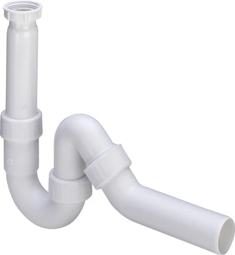SIPHON TUBULAIRE VIEGA 6/4 X 40 blanc synthetique