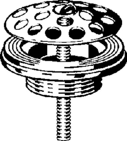 Viega crépine universelle 5/4 x 60 mm - grille inox - ouvert