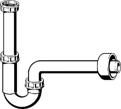 SIPHON VIEGA 5/4 pour evier a 1 bassin