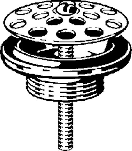 Viega crépine universelle 6/4 x 80 mm - grille inox - ouvert
